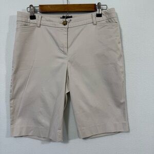 Talbots The Perfect Shorts Women's Tan Shorts Sz 4